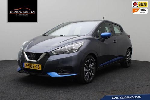 Nissan Micra 0.9 IG-T N-Connecta 2018 BOSE | Camera | Stoelv, Auto's, Nissan, Bedrijf, Te koop, Micra, ABS, Achteruitrijcamera