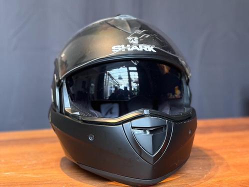 SHARK Evo line 3. Systeem / JET helm Maat M. MAT ZWART., Motoren, Kleding | Motorhelmen, Systeemhelm, M, Shark, Tweedehands, Ophalen