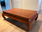 Teak hout salontafel, Huis en Inrichting, Tafels | Salontafels, Ophalen, Gebruikt, 100 tot 150 cm, Teakhout