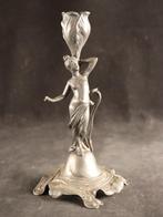WMF Jugendstil kandelaar met naakt, Verzenden