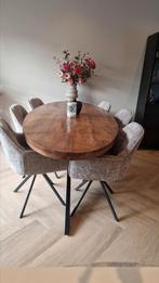 Eettafel mango 240 x 100, Huis en Inrichting, Tafels | Eettafels, 100 tot 150 cm, 200 cm of meer, Ophalen of Verzenden, Zo goed als nieuw