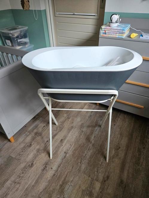 Hoppop bato babybadje antraciet/grijs met standaard, Kinderen en Baby's, Badjes en Verzorging, Ophalen