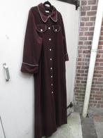 Vintage bruine badjas duster, Gedragen, Ophalen of Verzenden