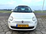 Fiat 500 C Parelmoer NAP Automaat Leder Opendak/Cabrio Airco, 86 pk, Gebruikt, 31 €/maand, Cabriolet