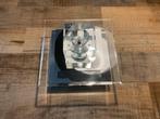 Glazen Led Plafondlamp, Ophalen, Zo goed als nieuw, Glas