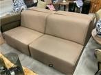 Bankje lederlook 2 zits 2 st, Huis en Inrichting, Banken | Bankstellen, Ophalen, Tweepersoons, 75 tot 100 cm, Zo goed als nieuw