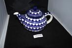 Theepot Blue Valentine Bunzlau Castle servies, Huis en Inrichting, Keuken | Servies, Info@detagrijn.com, Overige materialen, Overige typen