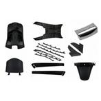 Kappenset binnen Vespa Lx 8-delig mat zwart 85/B [replica], Ophalen of Verzenden, Nieuw, YAMAHA