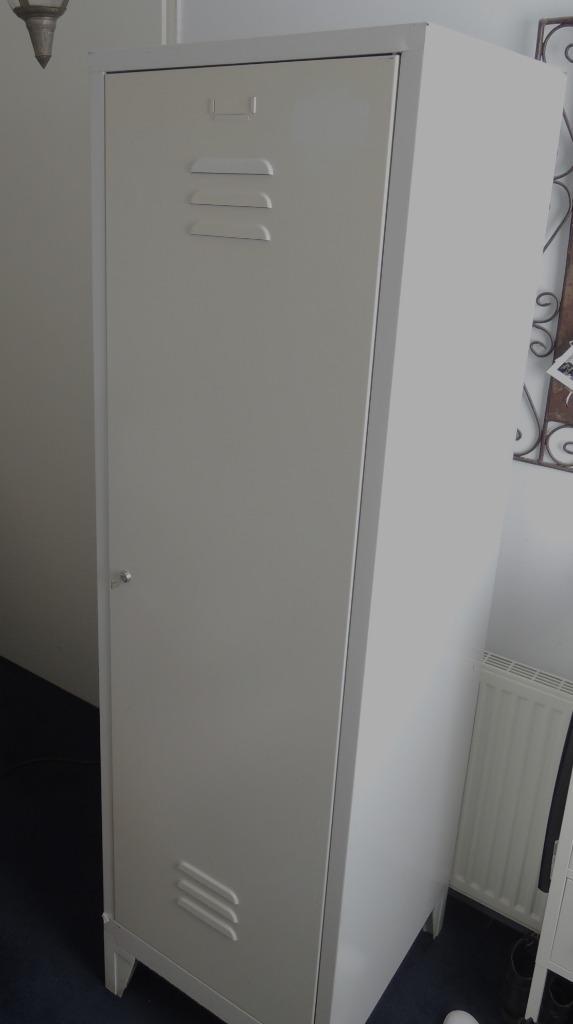 Stevige Locker Kast Vintage Industrieel, Huis en Inrichting, Kasten | Lockerkasten, Gebruikt, Ophalen