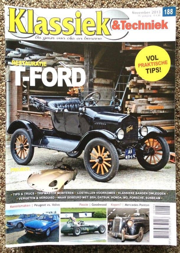 KT: T-Ford, Mercedes Ponton, Volvo 244 DL, Peugeot 505, Boeken, Auto's | Folders en Tijdschriften, Zo goed als nieuw, Algemeen