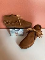 Minnetonka laarsjes echt leer 36 😍mooi❤️☀️, Bruin, Verzenden, Lage of Enkellaarzen, Zo goed als nieuw