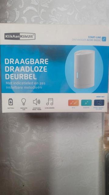 draagbare draadloze deurbel klikaanklikuit beschikbaar voor biedingen