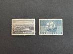 1934 Curacao NVPH nr 267-268 ongestempeld, Postzegels en Munten, Postzegels | Nederland, Verzenden, T/m 1940