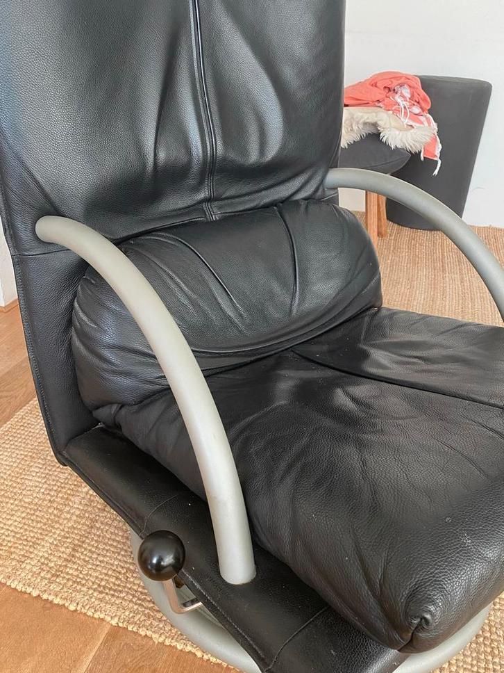 Rolf Benz Torino Relax Stoel - Goede Staat, Huis en Inrichting, Fauteuils, Zo goed als nieuw, Leer, 75 tot 100 cm, Minder dan 75 cm
