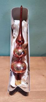 Oude piek koraal goud glitter Schmuck, Antiek en Kunst, Ophalen of Verzenden