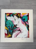 Zeefdruk van Nic Jonk “ melancholie “, Ophalen of Verzenden