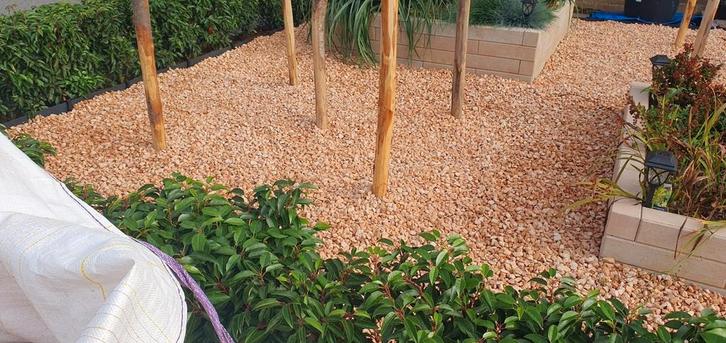 Mediterraanse split 11/22mm, Tuin en Terras, Grind, Keien en Split, Nieuw, Split, Bruin, Basalt, Ophalen