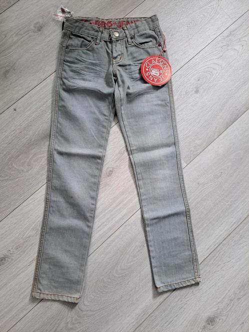 Grijze spijkerbroek Claesens maat 134, Kinderen en Baby's, Kinderkleding | Maat 134, Nieuw, Meisje, Broek, Ophalen of Verzenden