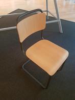 Gispen Stoel 101 Eiken antraciet, Huis en Inrichting, Ophalen, Gebruikt, Hout, Eén