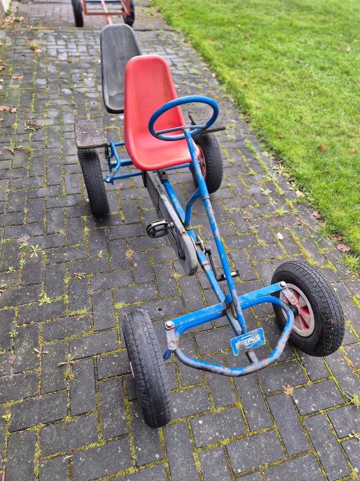 Duozit Skelter met Aanhanger, Kinderen en Baby's, Speelgoed | Buiten | Skelters, Gebruikt, Overige merken, Duozit, Met kar of aanhanger