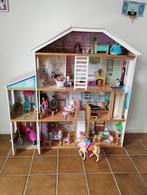 Prachtig KidKraft poppenhuis incl barbies en acsrs ️, Kinderen en Baby's, Speelgoed | Poppenhuizen, Poppenhuis, Gebruikt, Ophalen