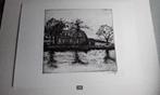 Originele ETS Gesigneerd Amsterdamse Aernout Hagen 1979, Antiek en Kunst, Kunst | Etsen en Gravures, Ophalen of Verzenden