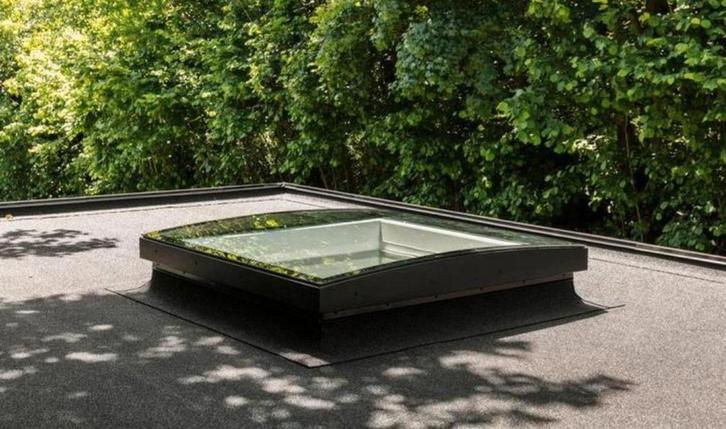 VELUX gebogen glas lichtkoepel 150x100 cm. Enkel het glas!, Doe-het-zelf en Verbouw, Glas en Ramen, Nieuw, Dakraam, Ophalen of Verzenden