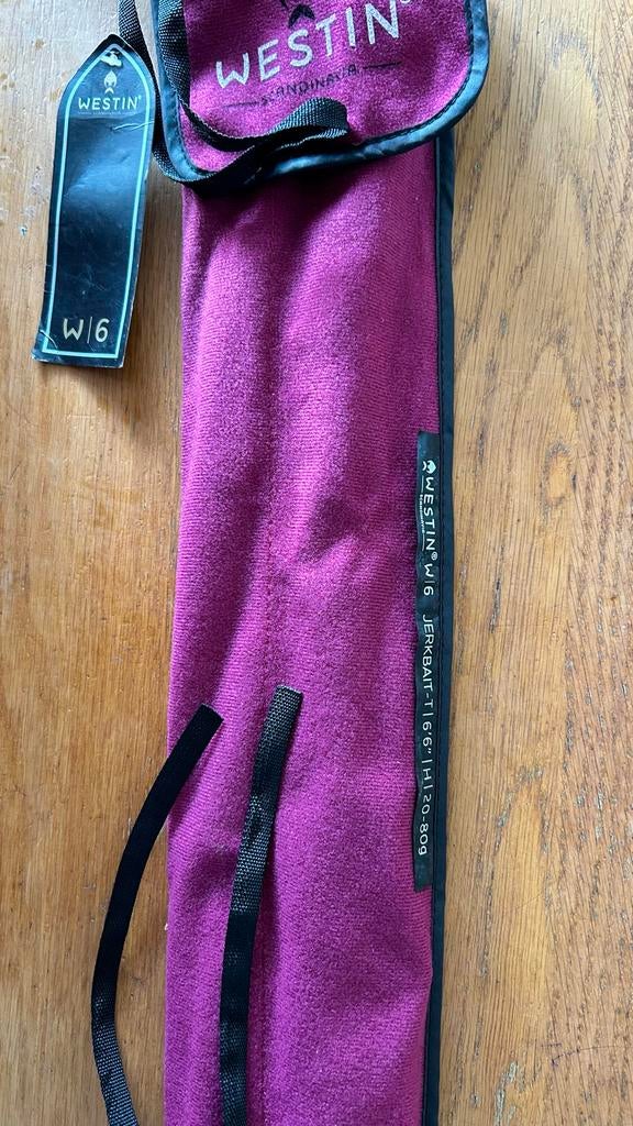 Westin W6 Jerkbait Hengel 20-80gr, Watersport en Boten, Hengelsport | Roofvissen, Ophalen of Verzenden, Zo goed als nieuw, Werphengel