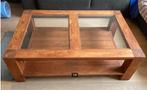Salontafel, teak, massief hout, 122x78x40 cm + teakolie, Ophalen, Gebruikt, 100 tot 150 cm, Teakhout