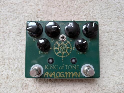 Analogman King of Tone v4, Muziek en Instrumenten, Effecten, Zo goed als nieuw, Distortion, Overdrive of Fuzz, Ophalen of Verzenden