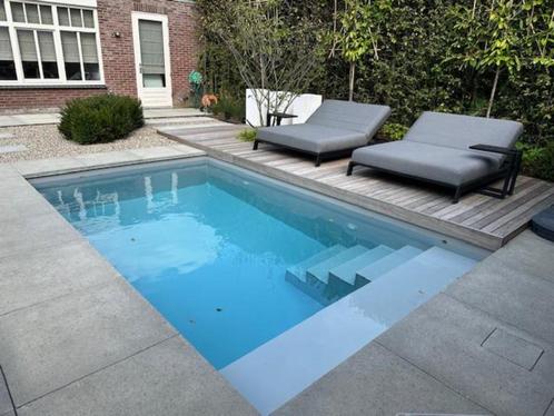 zwembad plunge pool 400 x 250 x 125 compleet en installatie., Tuin en Terras, Zwembaden, Nieuw, Inbouwzwembad, 120 cm of meer