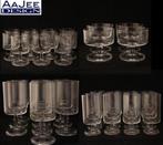 37 X Cristal d'Arques - Cavalier Clear glas - 1970s - Durand, Overige typen, Gebruikt, Ophalen of Verzenden