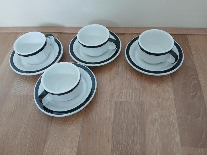 Pillivuyt bistro kop en schotels, Antiek en Kunst, Antiek | Servies los, Ophalen of Verzenden