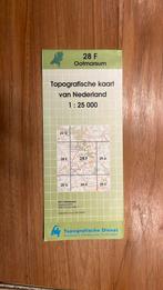 Topografische kaart 28F Ootmarsum, Ophalen of Verzenden, 1800 tot 2000, Nederland, Landkaart