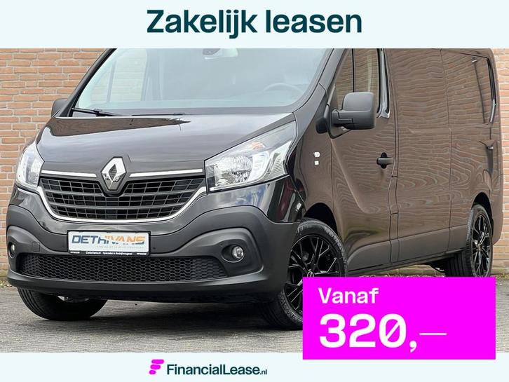 Renault Trafic 2.0dCi 145PK Lang / Black Edition / Navigatie, Auto's, Bestelauto's, Bedrijf, Lease, Financial lease, ABS, Airconditioning