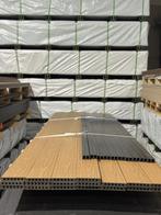 Composiet vlonderplanken – houtnerf bruin – 10 m² pakket, Ophalen of Verzenden, Nieuw, Composiet