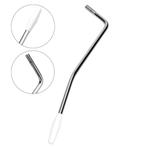Guitar tremolo poke bar arm screw-in chrome with white head, Moku Custom Guitars, Nieuw, 4613CB, Ophalen of Verzenden