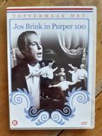 Dvd ‘Jos Brink in Purper 100’ uit serie ‘Topvermaak met’, Alle leeftijden, Ophalen of Verzenden, Zo goed als nieuw, Tv-programma of Sketches