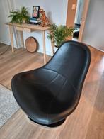 Ikea Tirup Leren Draaifauteuil Apeldoorn, Huis en Inrichting, Fauteuils, Gebruikt, 75 tot 100 cm, Ophalen of Verzenden, Metaal