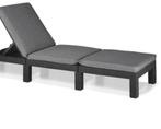 Allibert ligbed daytona de luxe met kussen nieuwstaat, Tuin en Terras, Ophalen, Zo goed als nieuw, Kunststof, Verstelbaar