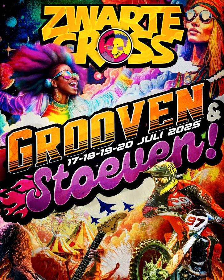Zaterdag zwarte cross 8 kaarten, Tickets en Kaartjes, Evenementen en Festivals, Drie personen of meer
