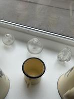 2x spijkerbol 6 en 9cm Copier en Meydam spijkervaas Leerdam, Antiek en Kunst, Antiek | Glas en Kristal, Ophalen of Verzenden