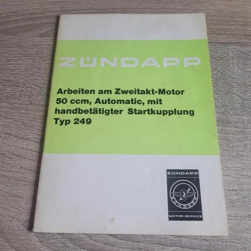 Zundapp Sleutelboekje 50 ccm Automatic 249 uitgave 11-1972, Fietsen en Brommers, Handleidingen en Instructieboekjes, Zo goed als nieuw