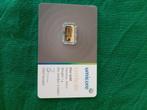 BELGIE GOUDBAAR 1 GRAM UMICORE 999,9%GOUD 24 KARAAT, Verzenden, Goud