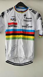 Quick Step wereldkampioen Evenepoel + originele handtekening, Verzamelen, Sportartikelen en Voetbal, Ophalen of Verzenden, Zo goed als nieuw