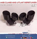 W177 V177 A45s W118 CLA45s AMG UITLAAT SIERSTUKKEN SET ZWART, Auto-onderdelen, Uitlaatsystemen, -, -, -