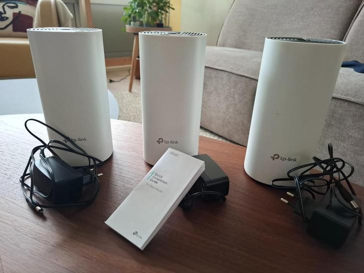 TP-Link Wi-Fi versterker Deco M4 3-pack, Computers en Software, WiFi-versterkers, Zo goed als nieuw, Ophalen