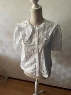 Nieuwe witte broderie blouse maat xs, Kleding | Dames, Blouses en Tunieken, Nieuw, Ophalen of Verzenden, Maat 34 (XS) of kleiner