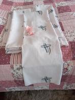 Witte gordijnen met motief Brand voortent, Ophalen of Verzenden, Zo goed als nieuw