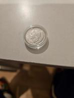 Wilhelmina 25 cent 1948 in muntenhouder, Postzegels en Munten, Munten | Nederland, Zilver, 25 cent, Ophalen of Verzenden, Koningin Wilhelmina